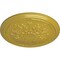 Ekena Millwork Luton Ceiling Medallion (Fits Canopies up to 1 1/8"), Hand-Painted Rich Gold, 15 3/4"OD x 5/8"P CM16LURGS - alternate 2